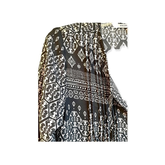 COLLECTIVE CONCEPTS, BOHO LIGHTWEIGHT, SHEER PEASANT TOP. SIZE MP - Picture 6 of 6